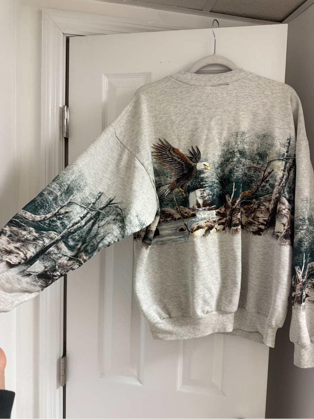 Vintage 90s art unlimited sweatshirt bald eagle crewneck - Picture 6 of 6